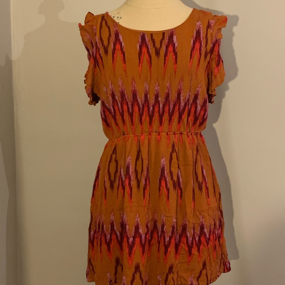 Tie Dye Dress with Strappy Back